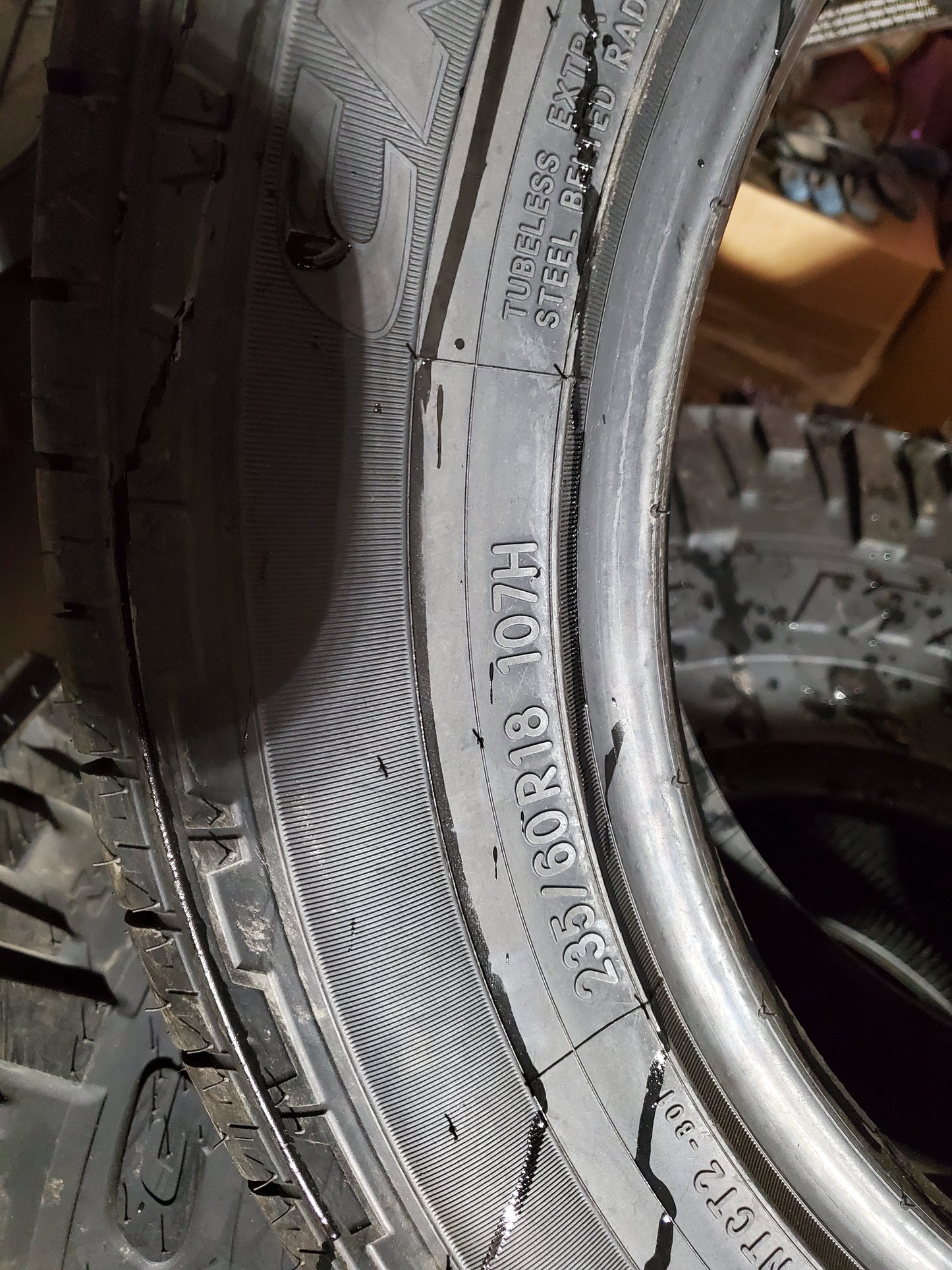 NITTO CROSSTEK 2 BSW P 235 60 18 107H XL ALL SEASON TIRE 452440