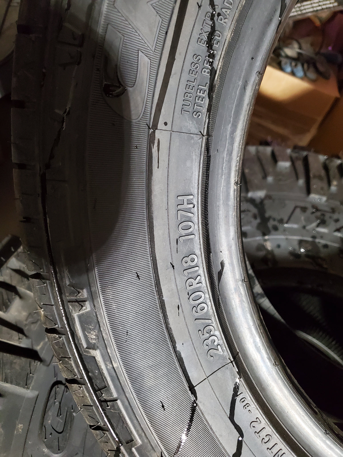 NITTO CROSSTEK 2 BSW P 235 60 18 107H XL ALL SEASON TIRE 452440