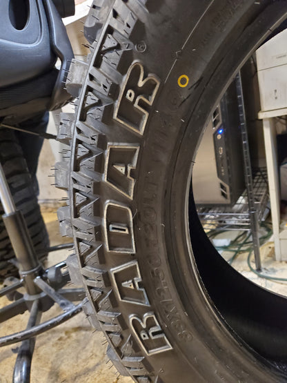 RADAR RENEGADE R7 M/T BSW LT 33 12.5 20 114Q 10PLY MUD TERRAIN TIRE RZD0059