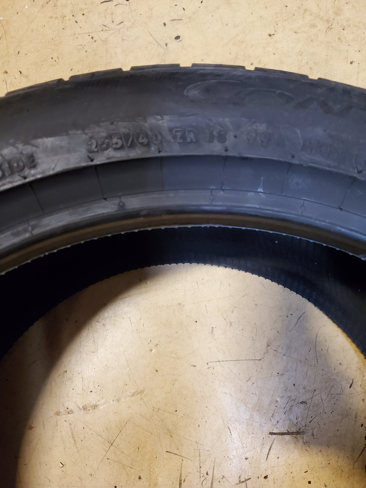 2 CONTINENTAL CONTROL CONTACT SPORT SRS+ P 255 40 18 99Y XL TIRE 15575840000