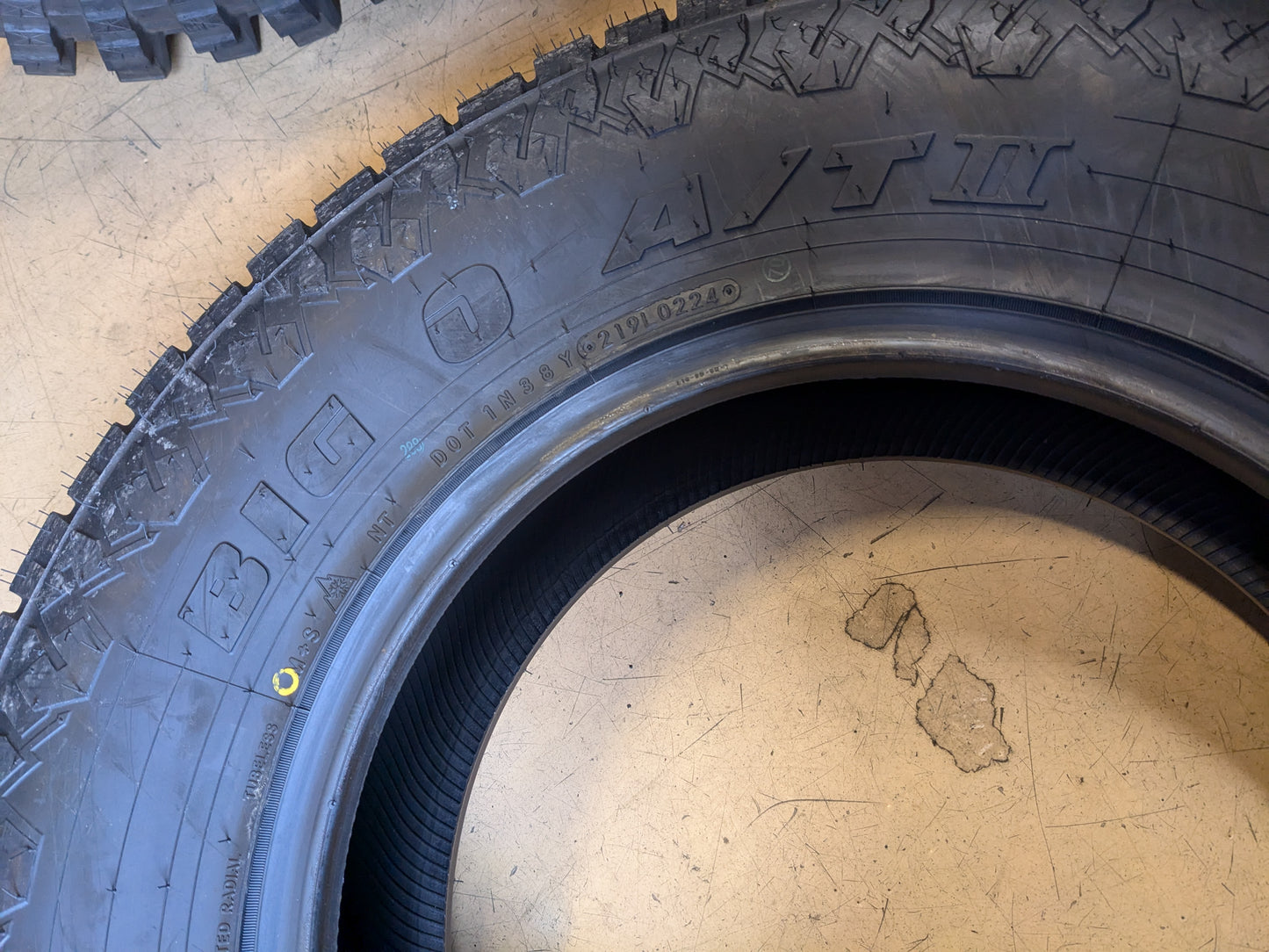 BIG O BIG FOOT A/T II BSW P 245 75 16 111T ALL SEASON TIRE 2457516