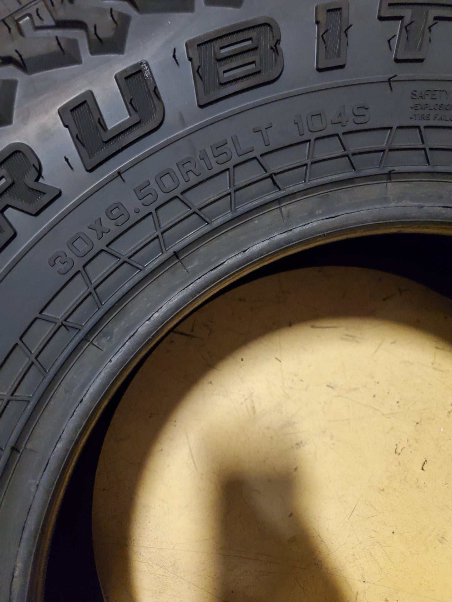 FALKEN RUBITREK A/T01 BSW LT 30 9.5 15 104S 6PLY ALL TERRAIN TIRE 28070127