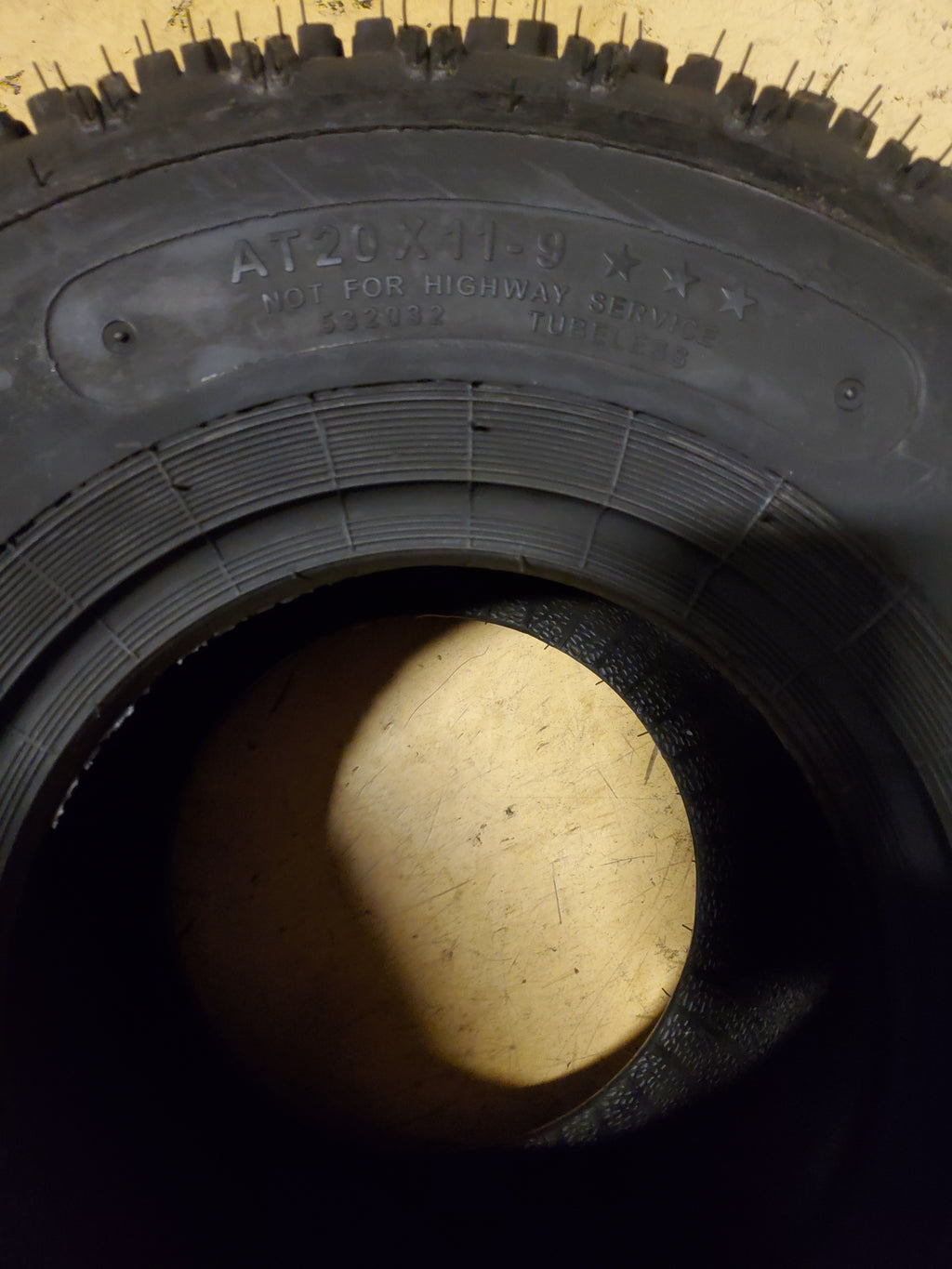 NOS ITP HOLESHOT XCR-03 BSW AT 20 11 9 GOLF TIRE 532054