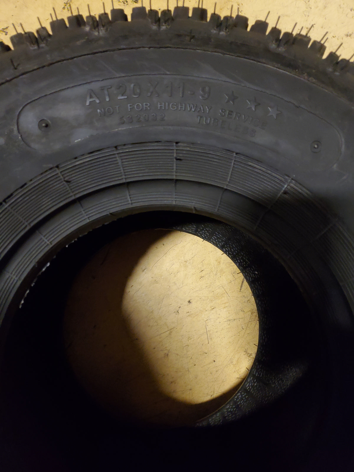 NOS ITP HOLESHOT XCR-03 BSW AT 20 11 9 GOLF TIRE 532054