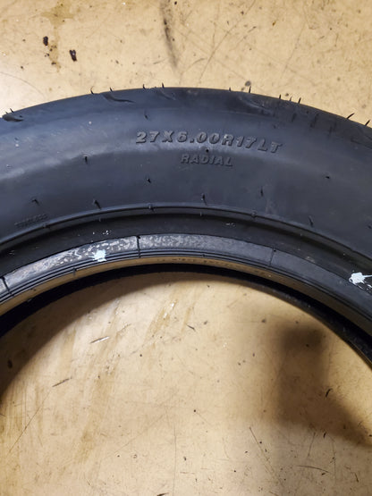 MICKEY THOMPSON SPORTSMAN S/R BSW LT 27 6 17 6PLY TRACK TIRE 321050004