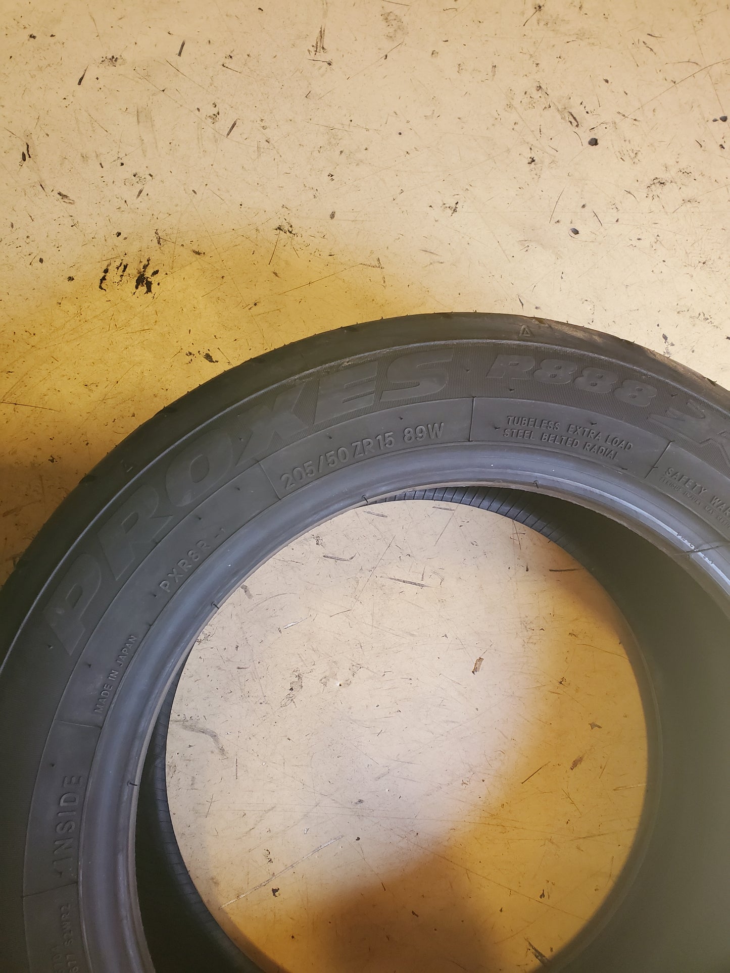 TOYO PROXES R888R BSW P 205 50 15 89W XL TRACK TIRE 107710