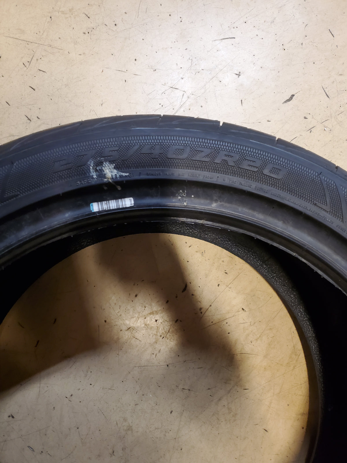 2 COOPER COBRA INSTINCT BSW P 275 40 20 106Y UHP TIRE 160130025