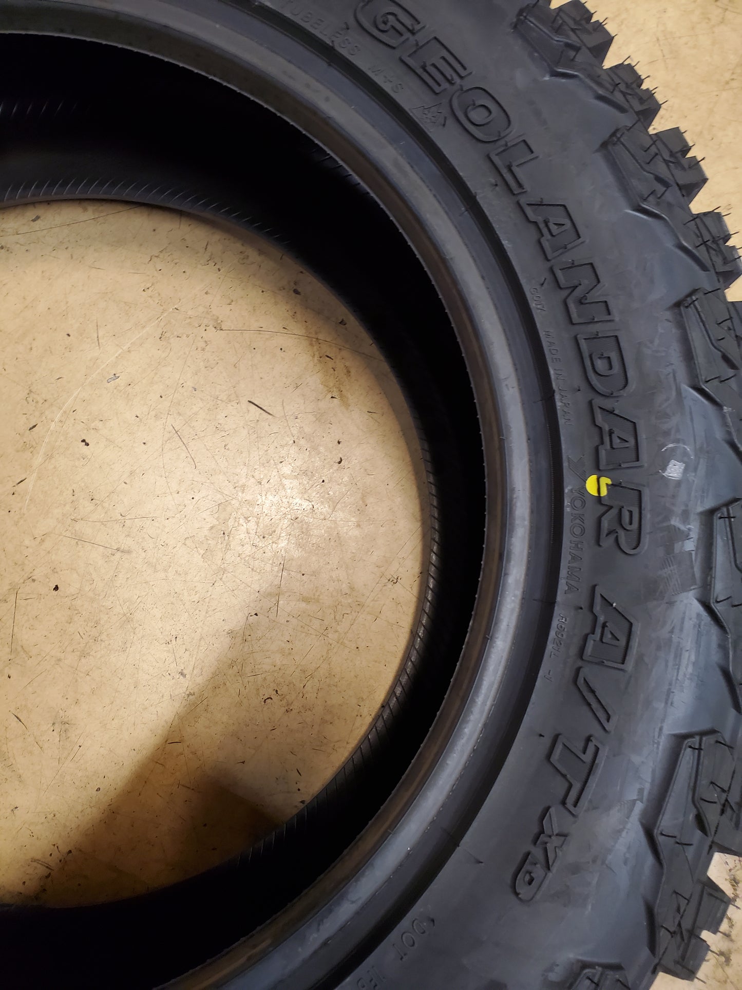 2 YOKOHAMA GEOLANDER A/T XD BSW LT 265 60 20 121/118Q 10PLY TIRE 110117122