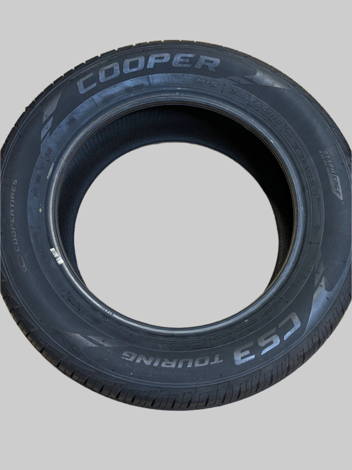 NEW OLD STOCK COOPER CS3 TOURING P 225 55 16 95V SL ALL SEASON TIRE 90000019361