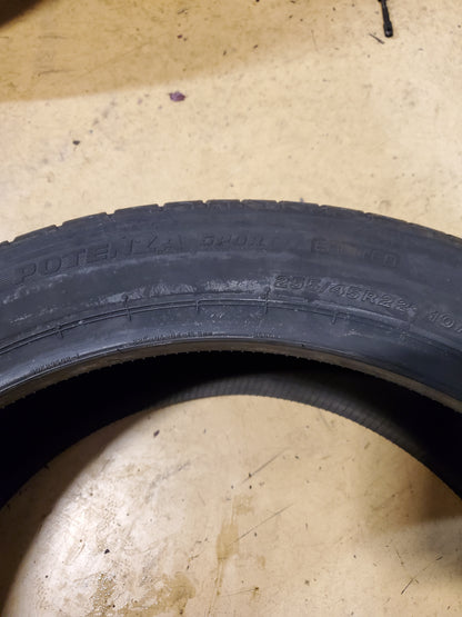 BRIDGESTONE POTENZA SPORT BSW P 255 45 22 107W XL UHP TIRE 015174