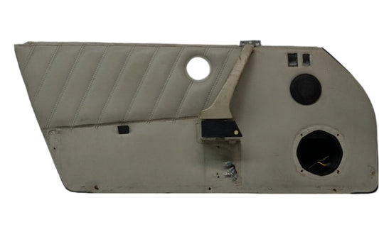 USED PORSCHE 911 CARRERA LEFT LEATHER DOOR PANEL WITH TWEETER AND HANDLE
