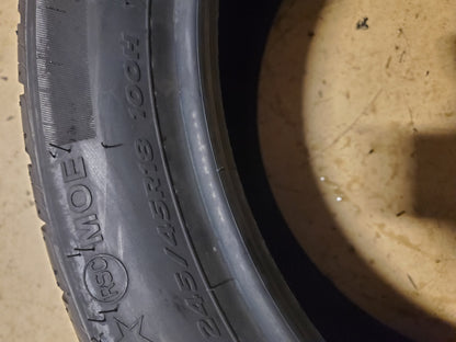 NOS HANKOOK VENTUS S1 NOBLE2 MOE BSW P 245 45 18 100H XL UHP TIRE 1015152