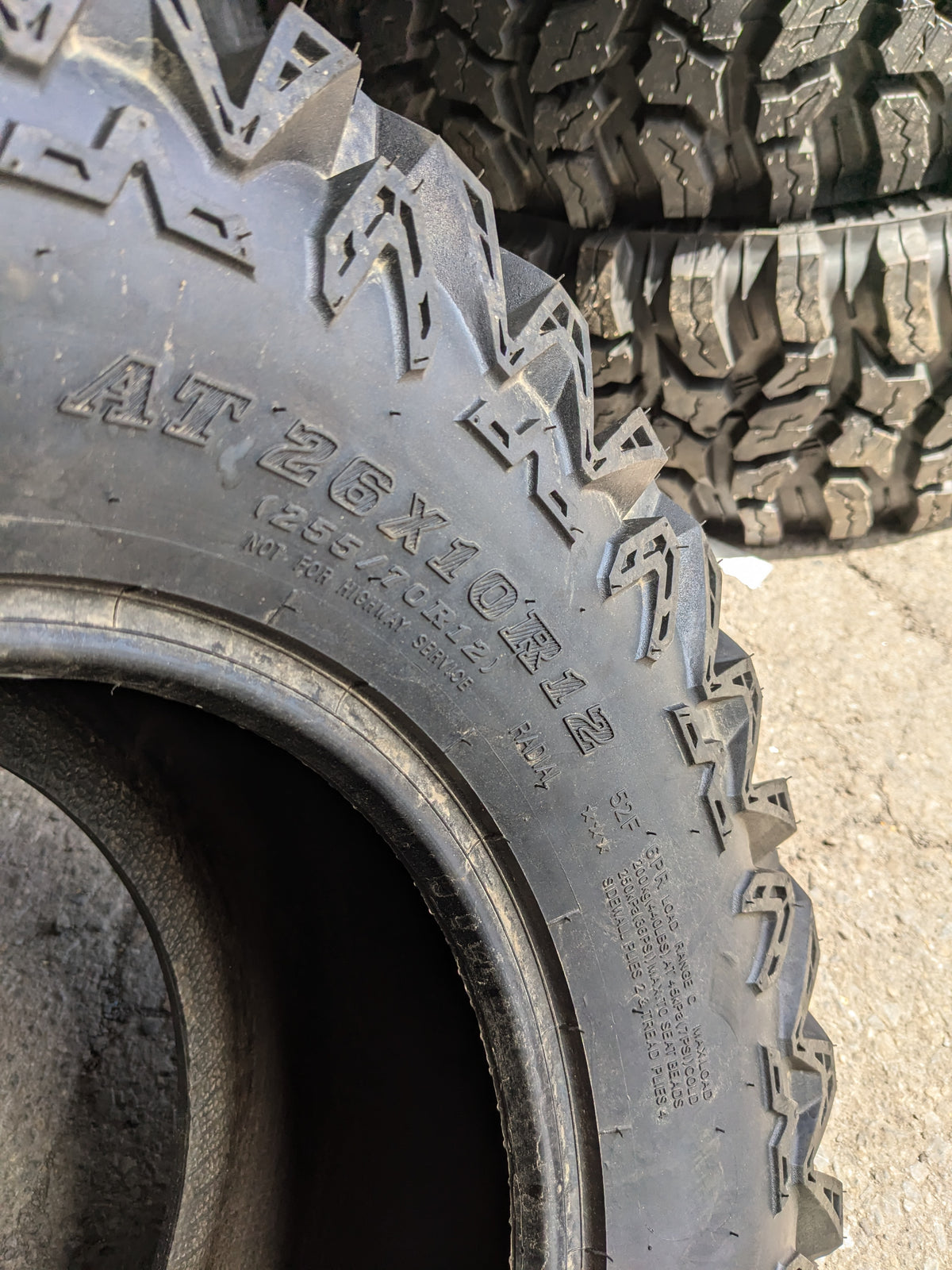 NOS SEDONA RIP SAW R/T AT35 BSW AT 26 10 12 52F ATV/UTV TIRE RS2610R12