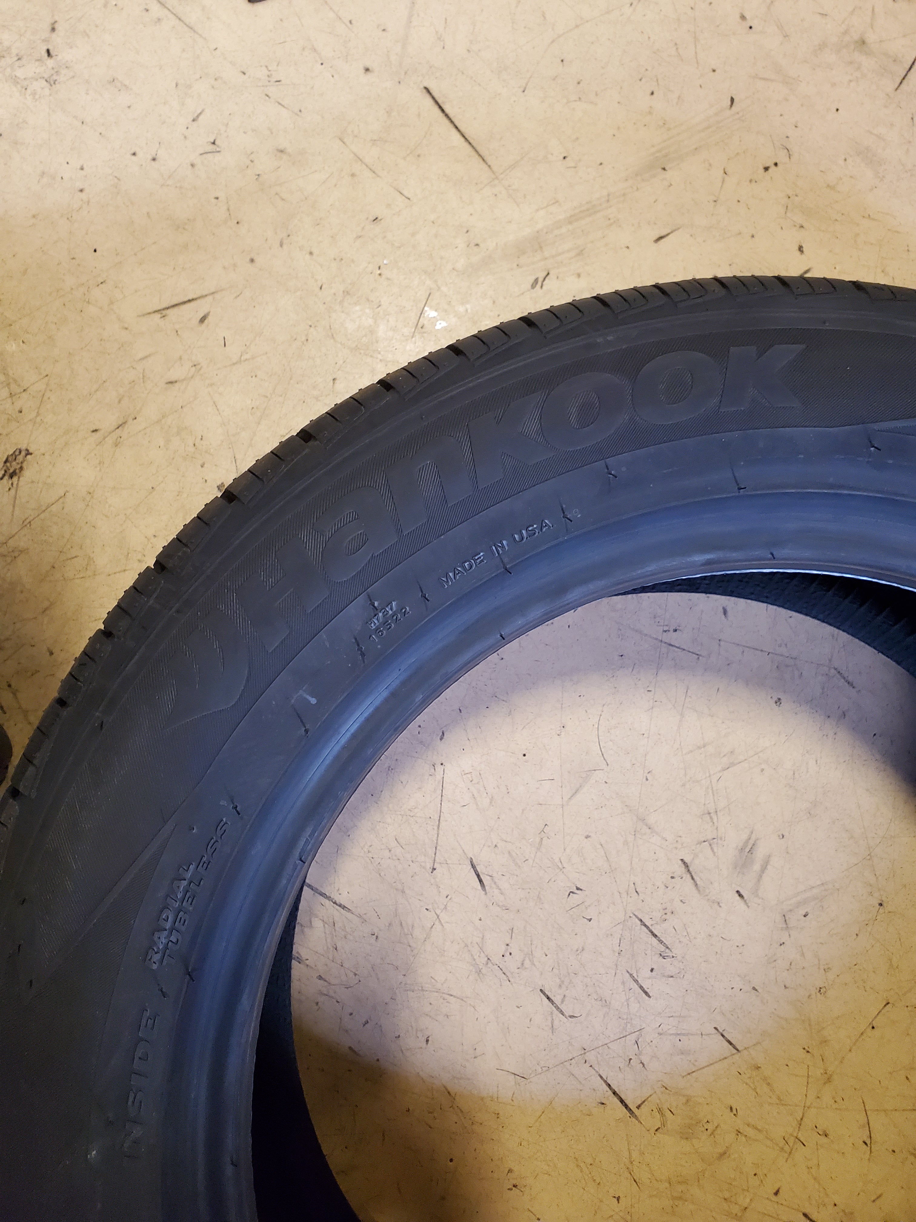 2 HANKOOK KINERGY PT H737 BSW P 205 55 16 91H  ALL SEASON TIRE 1021390