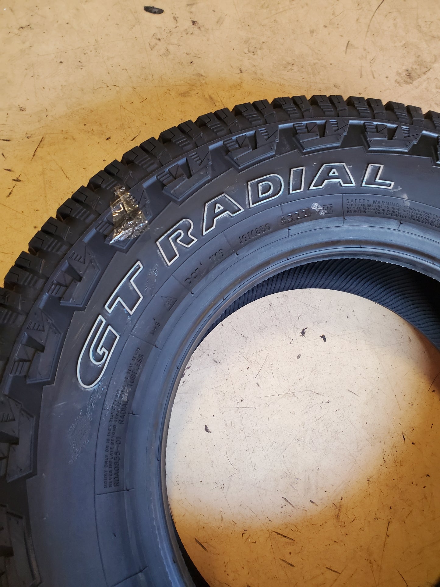 GT RADIAL ADVENTURO ATX OWL LT 245 75 16 120/116S 10PLY ALL TERRAIN TIRE AS153
