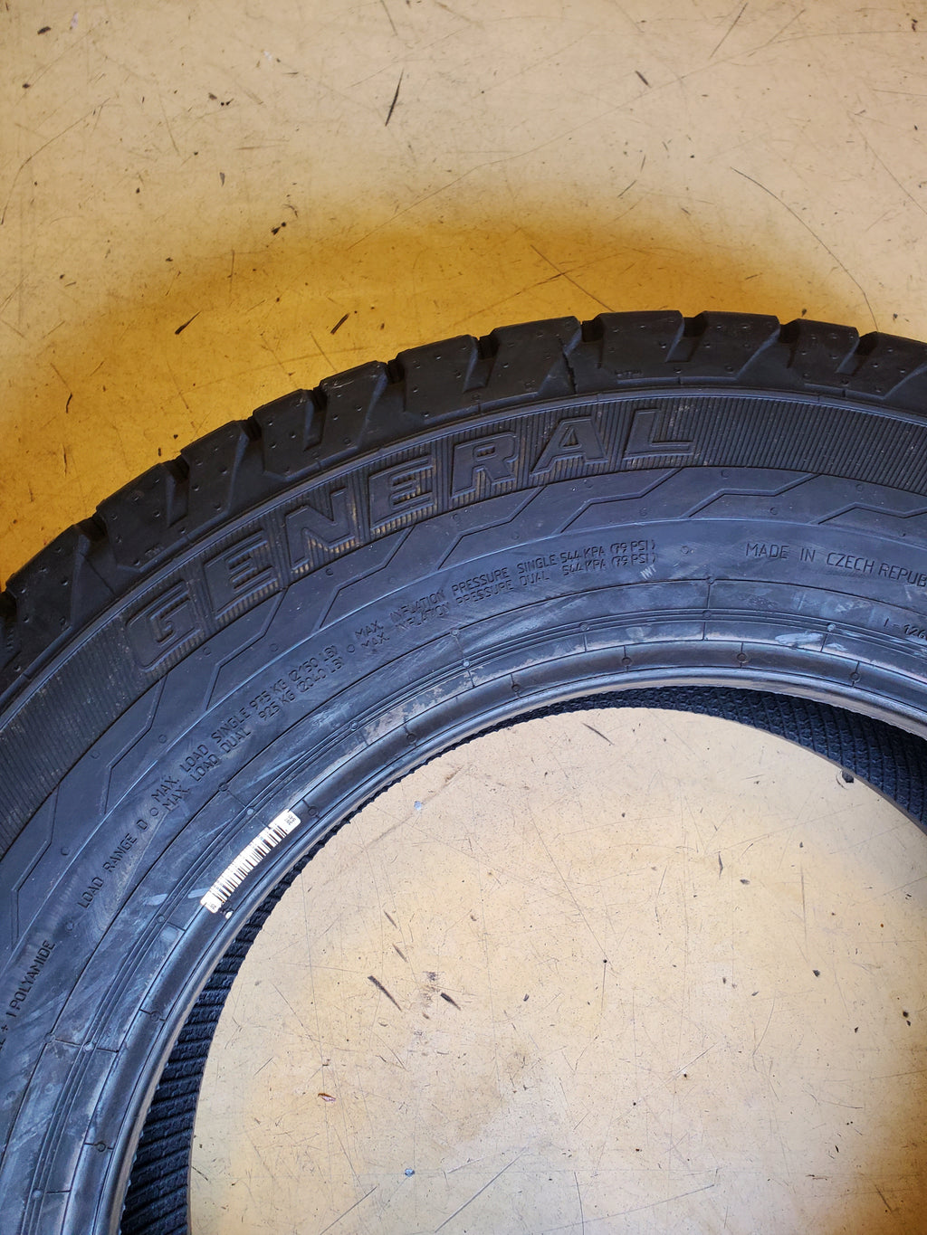 GENERAL GRABBER HD VAN BSW P 195 75 16 4PLY ALL SEASON TIRE 04603430000