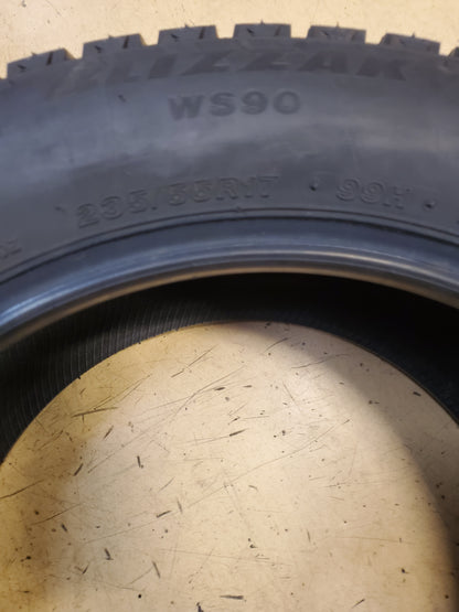 BRIDGESTONE BLIZZAK WS90 BSW P 235 55 17 99H WINTER TIRE 001133