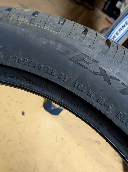 CONTINENTAL EXTREMECONTACT DWS06 PLUS P 265 40 21 105W XL TIRE 15573330000