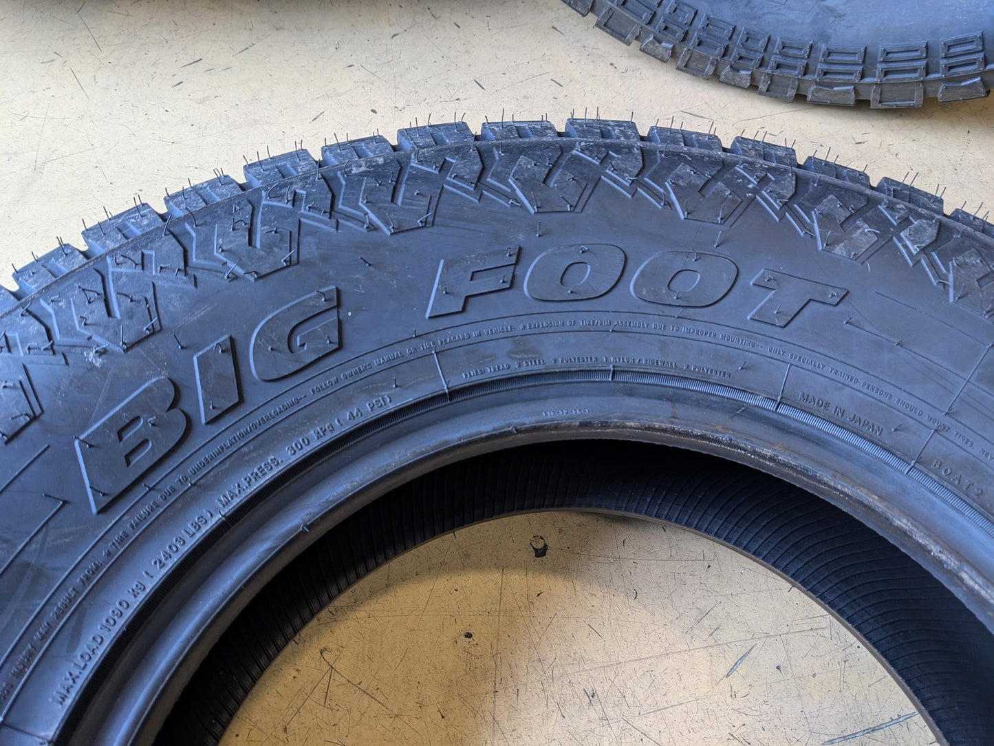 BIG O BIG FOOT A/T II BSW P 245 75 16 111T ALL SEASON TIRE 2457516