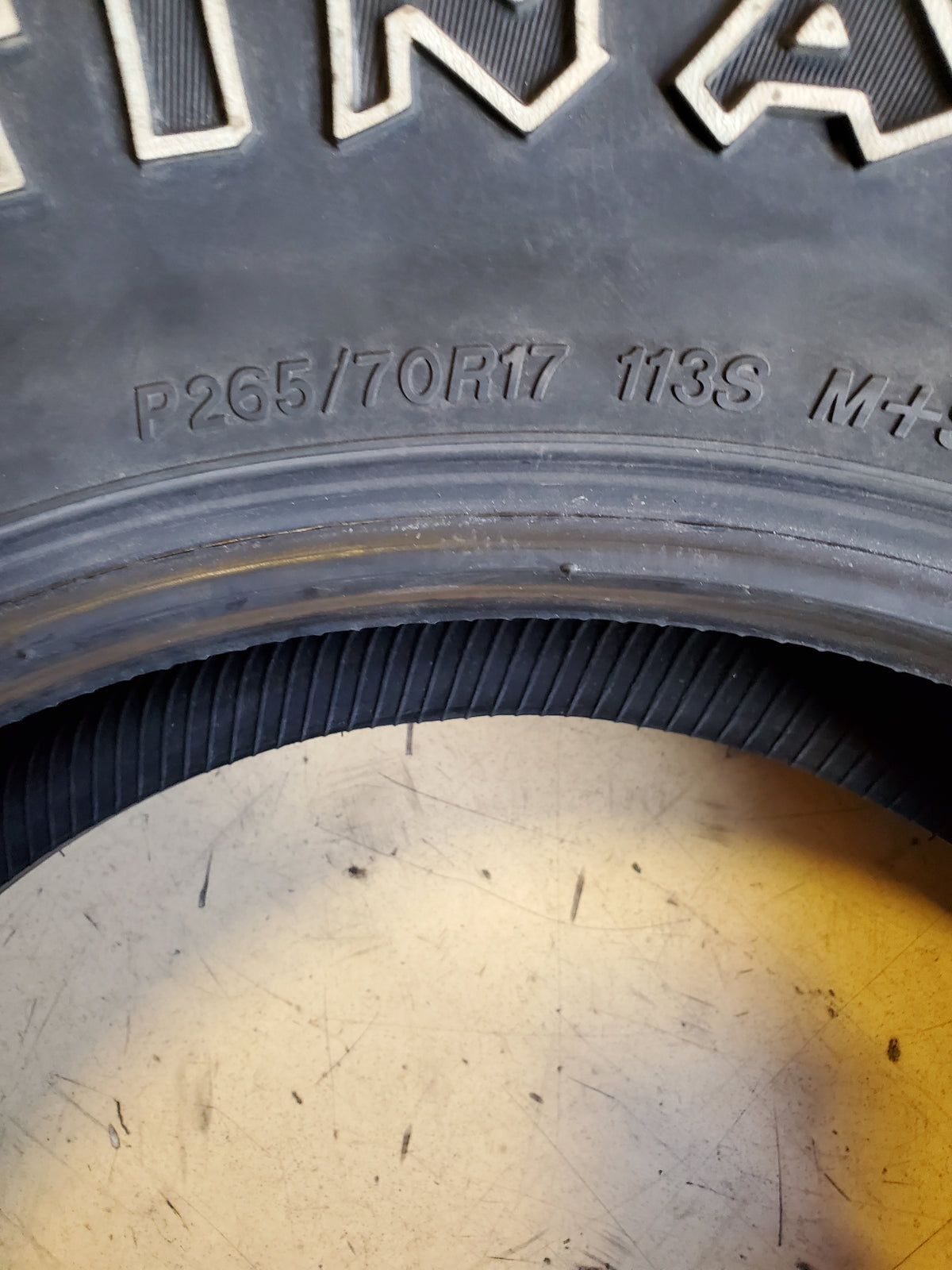 USED FIRESTONE DESTINATION A/T2 OWL P 265 70 17 113S ALL TERRAIN TIRE 014434
