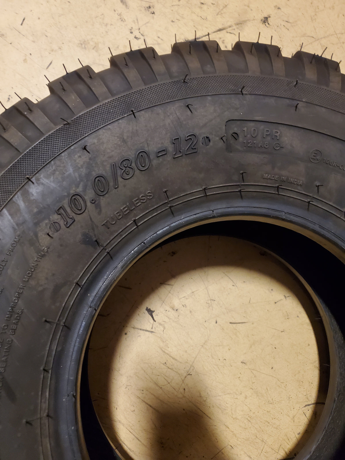 BKT AW-909 BSW 10 80 12 10PLY TRACTOR TIRE BKT1008012