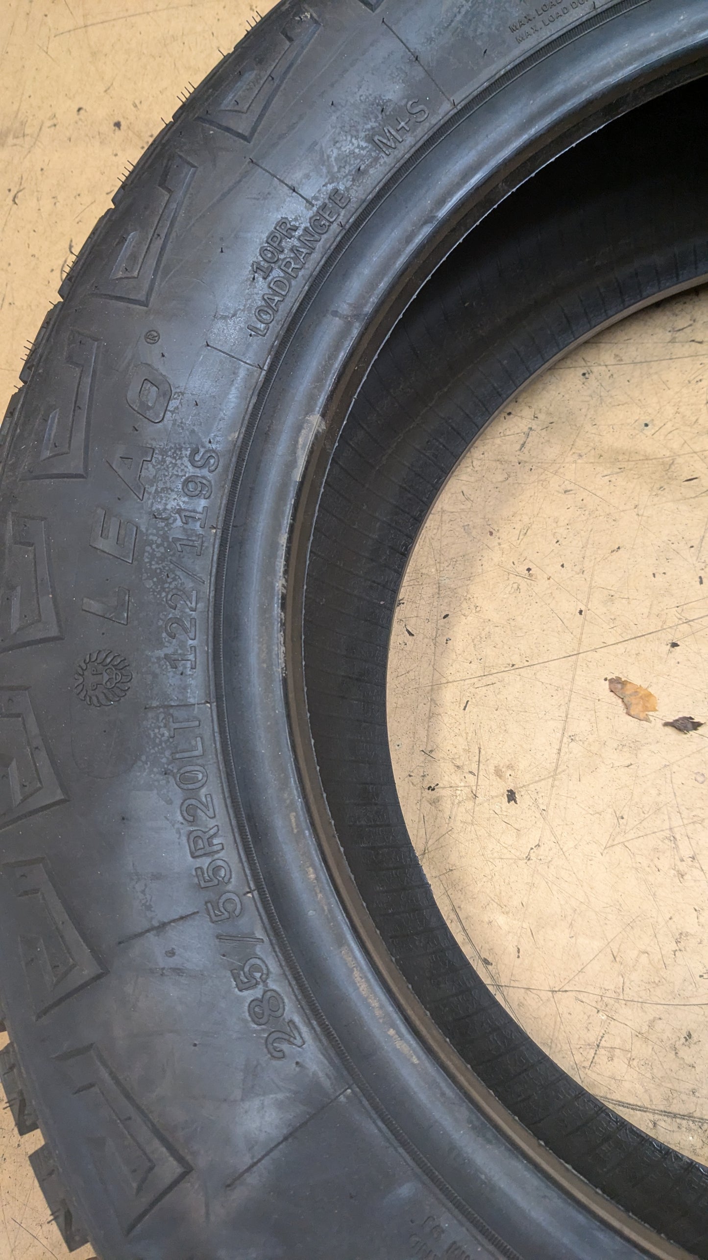 LEAO LION SPORT A/T BSW LT 285 55 20 122/119S 10PLY ALL TERRAIN TIRE 221012805