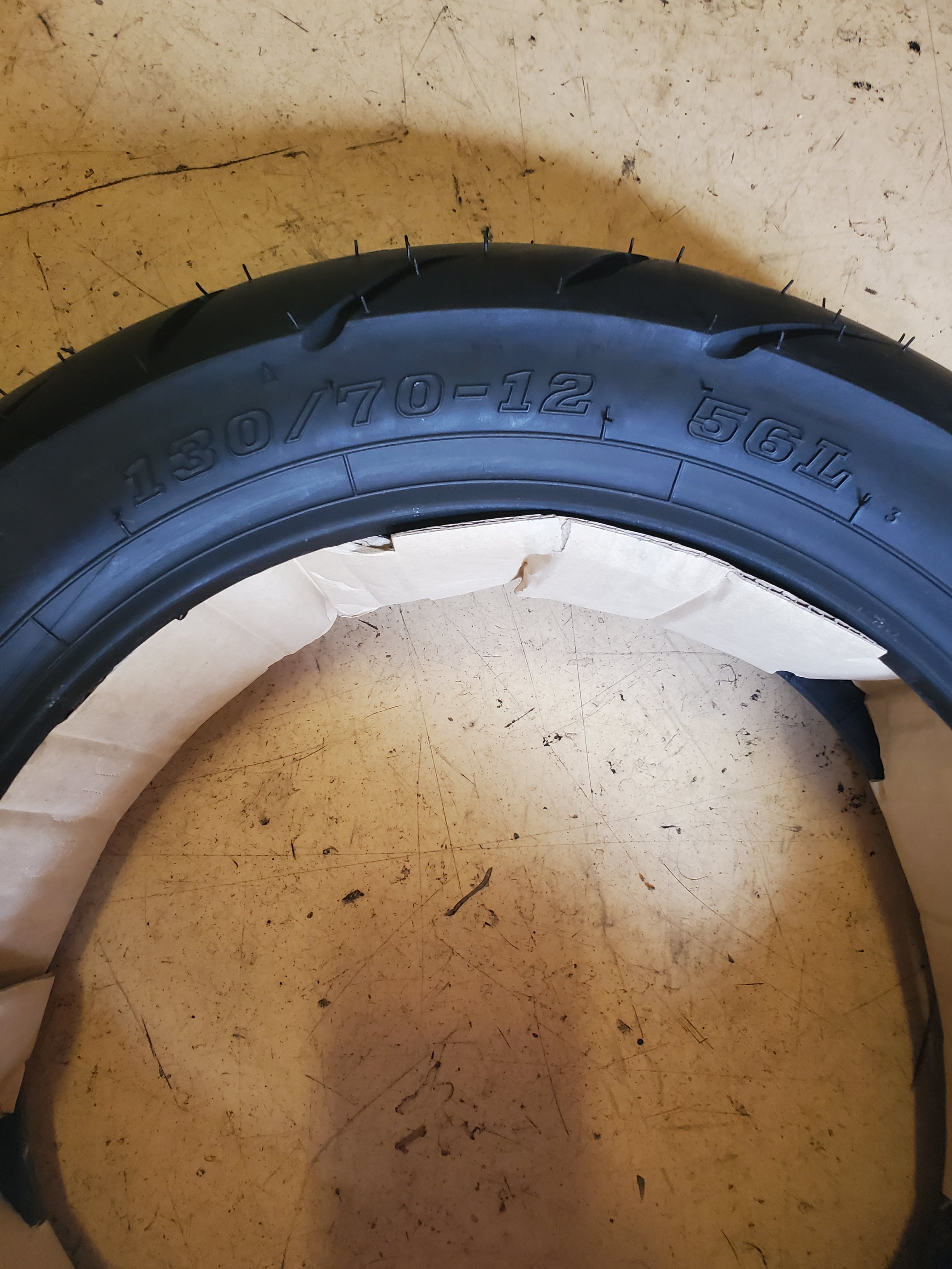 IRC NR77U BSW 130 70 12 56L 4PLY REAR MOTORCYCLE TIRE T10417