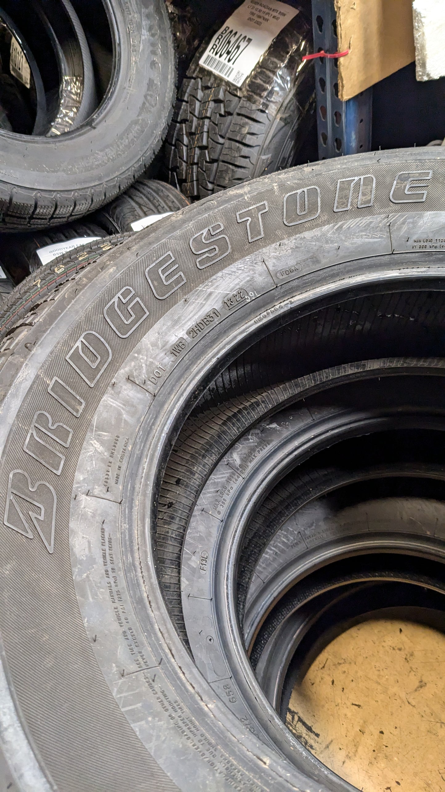 BRIDGESTONE DUELER H/T 840 BSW P 265 65 17 112S ALL SEASON TIRE 000893