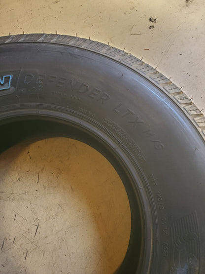 2 MICHELIN DEFENDER LTX M/S OWL P 255/70R16 111T ALL SEASON TIRE 42587
