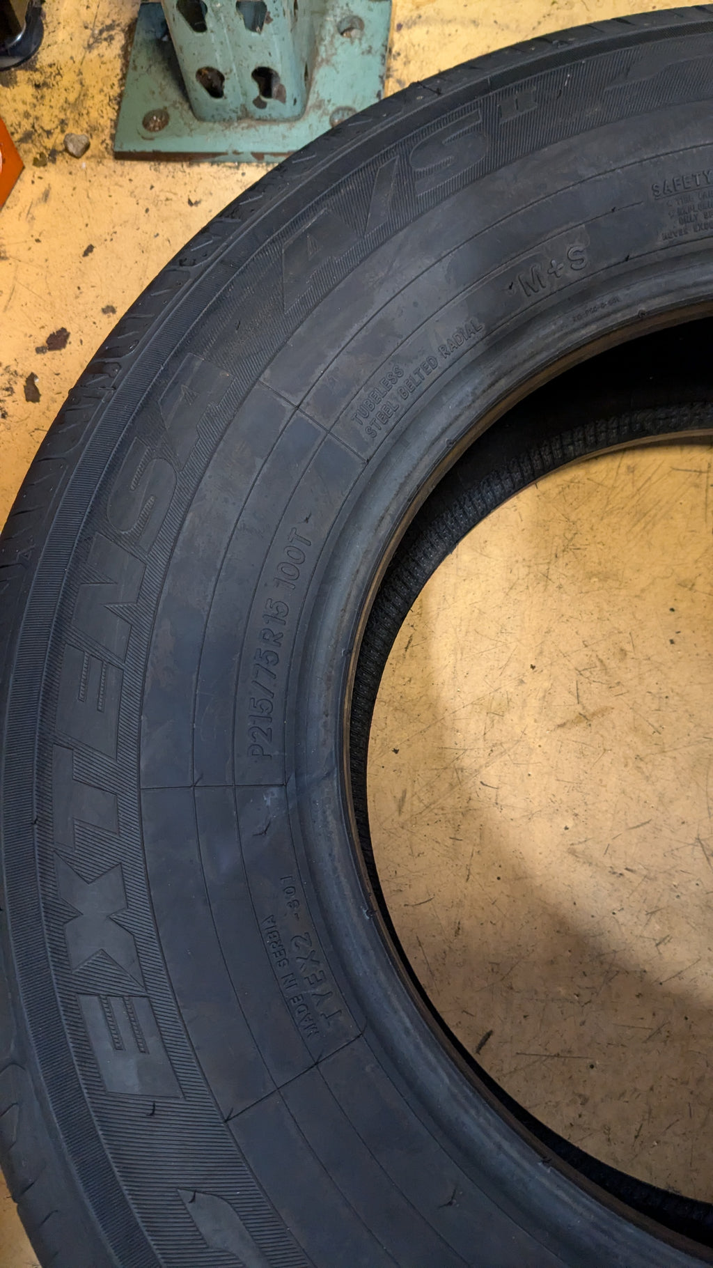 TOYO EXTENSA A/S II  BSW P 215 75 15 100T ALL SEASON TIRE 148220