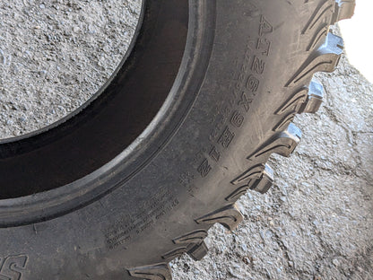 NOS SEDONA BUZZ SAW RT AT33 BSW AT 26 9 12 49F 6PLY ATV/UTV TIRE BS269R12