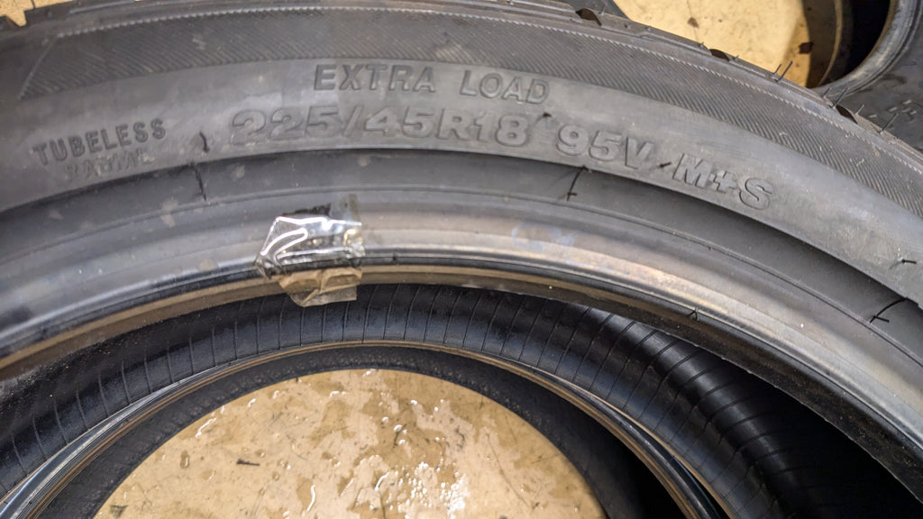 BRIDGESTONE TURANZA EVERDRIVE BSW P 225 45 18 95V XL ALL SEASON TIRE 019396