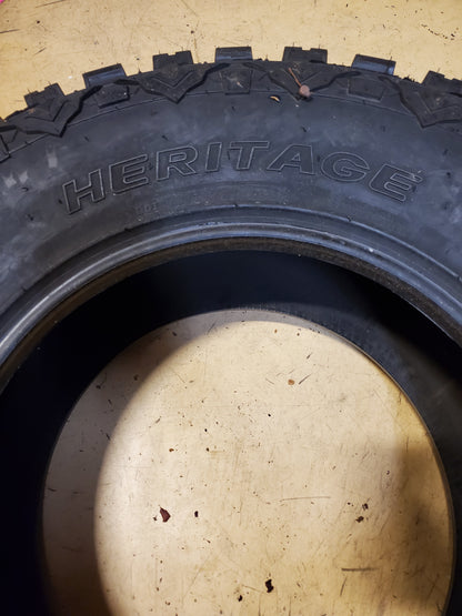 HERITAGE RIDGERUNNER M/T BSW LT 35 12.5 18 123Q 10PLY MUD TIRE THE1019