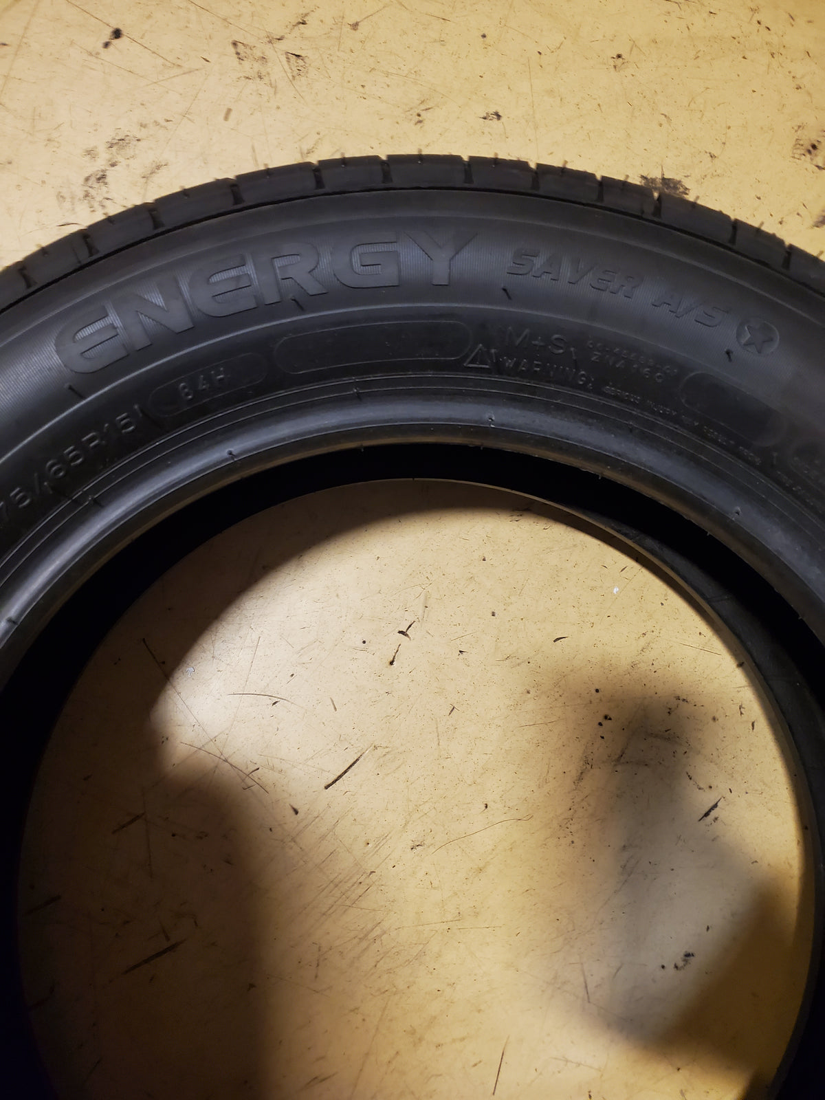 2 MICHELIN ENERGY SAVER A/S BSW P 175 65 15 84H ALL SEASON TIRE 11987