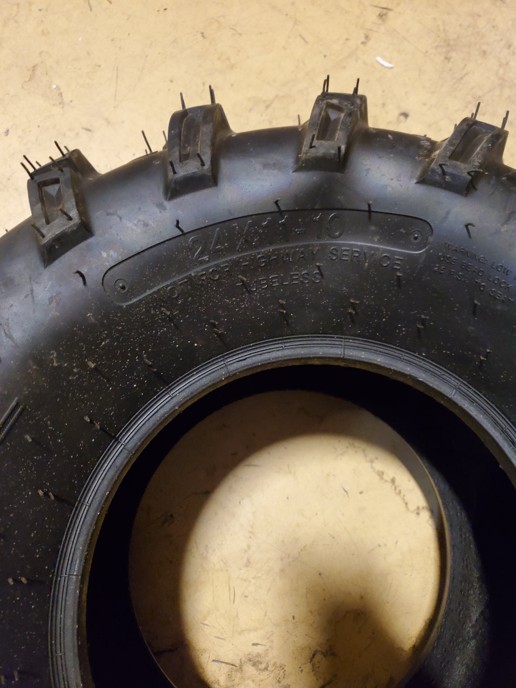 ITP MUD LITE AT BSW 24 11 10 52F 6PLY ATV/UTV TIRE 56A305