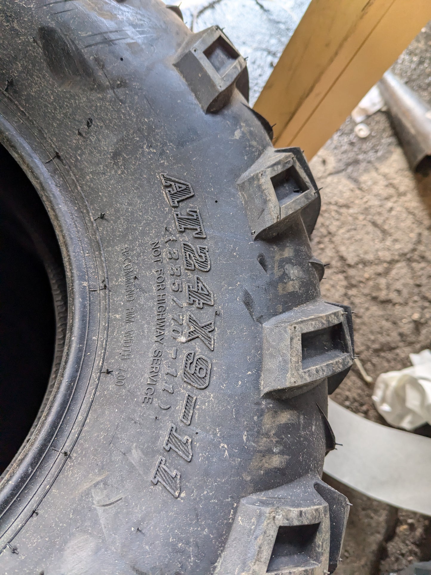 SEDONA MUD REBEL AT12 BSW AT 24 9 11 45F 6PLY ATV/UTV TIRE MR24911