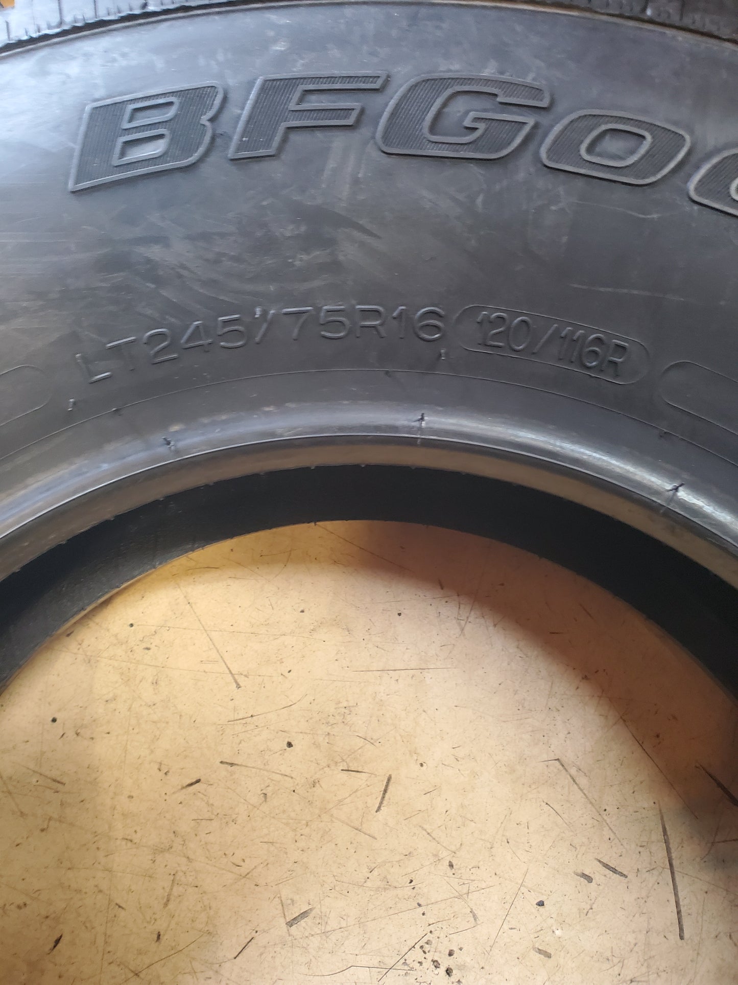 BFGOODRICH COMMERCIAL T/A ALL-SEASON 2 LT 245 75 16 120/116R 10PLY TIRE 05485