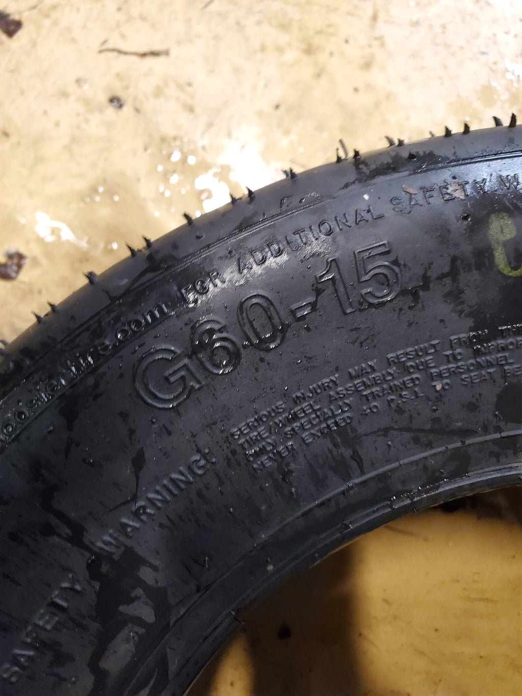 HOOSIER IMCA BSW G60 15 DIRT TIRE 36020