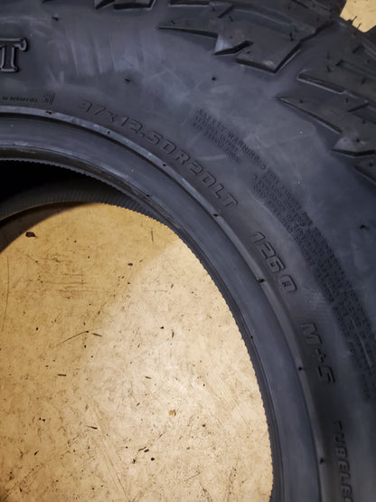 NOS 2 KANATI MUD HOG M/T BSW LT 37 12.5 20 126Q 10PLY MUD TIRE L2037125E252