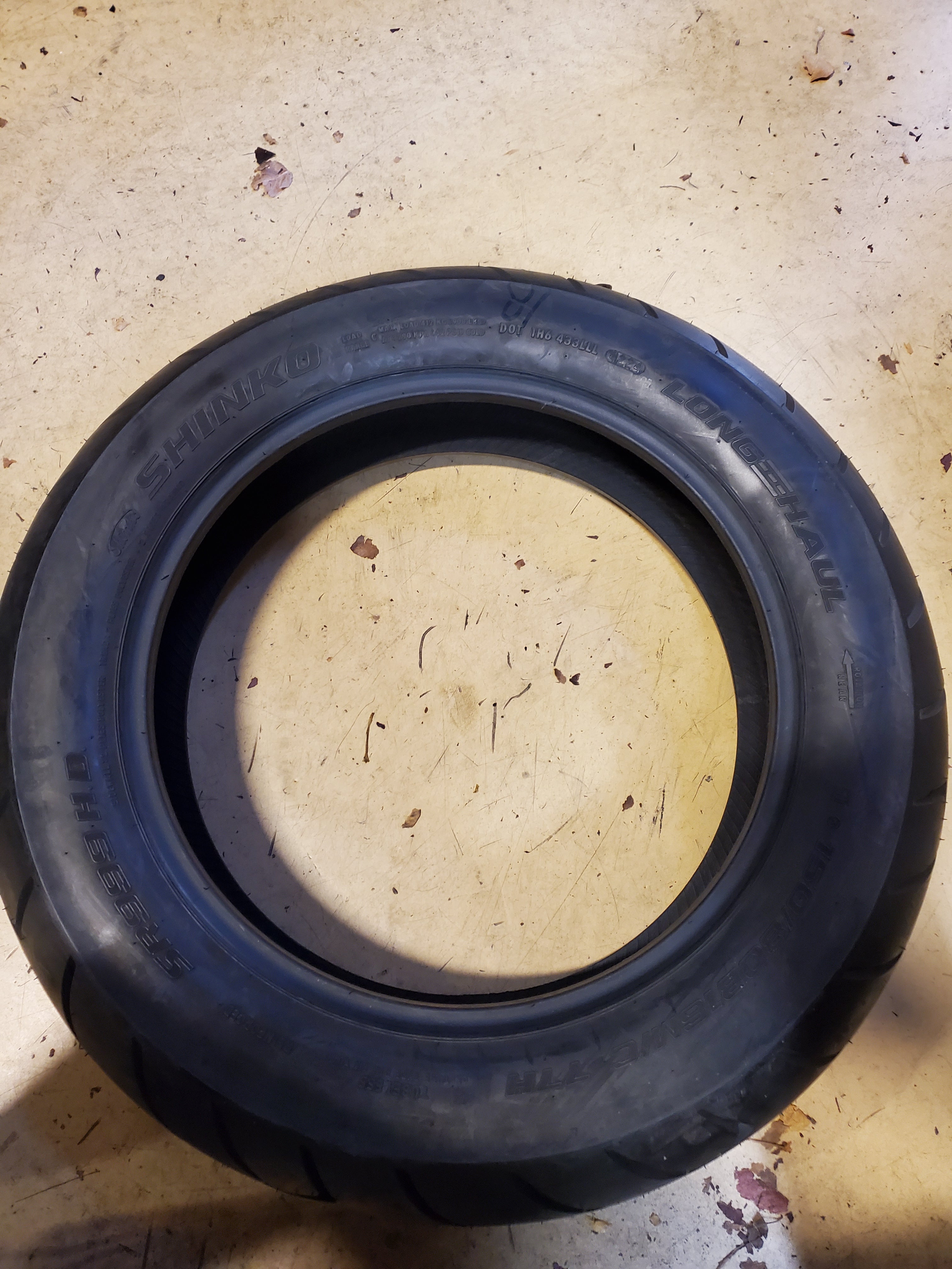 SHINKO SR999 HD LONG HAUL BSW 150 80 16 77H REAR MOTORCYCLE TIRE 874906