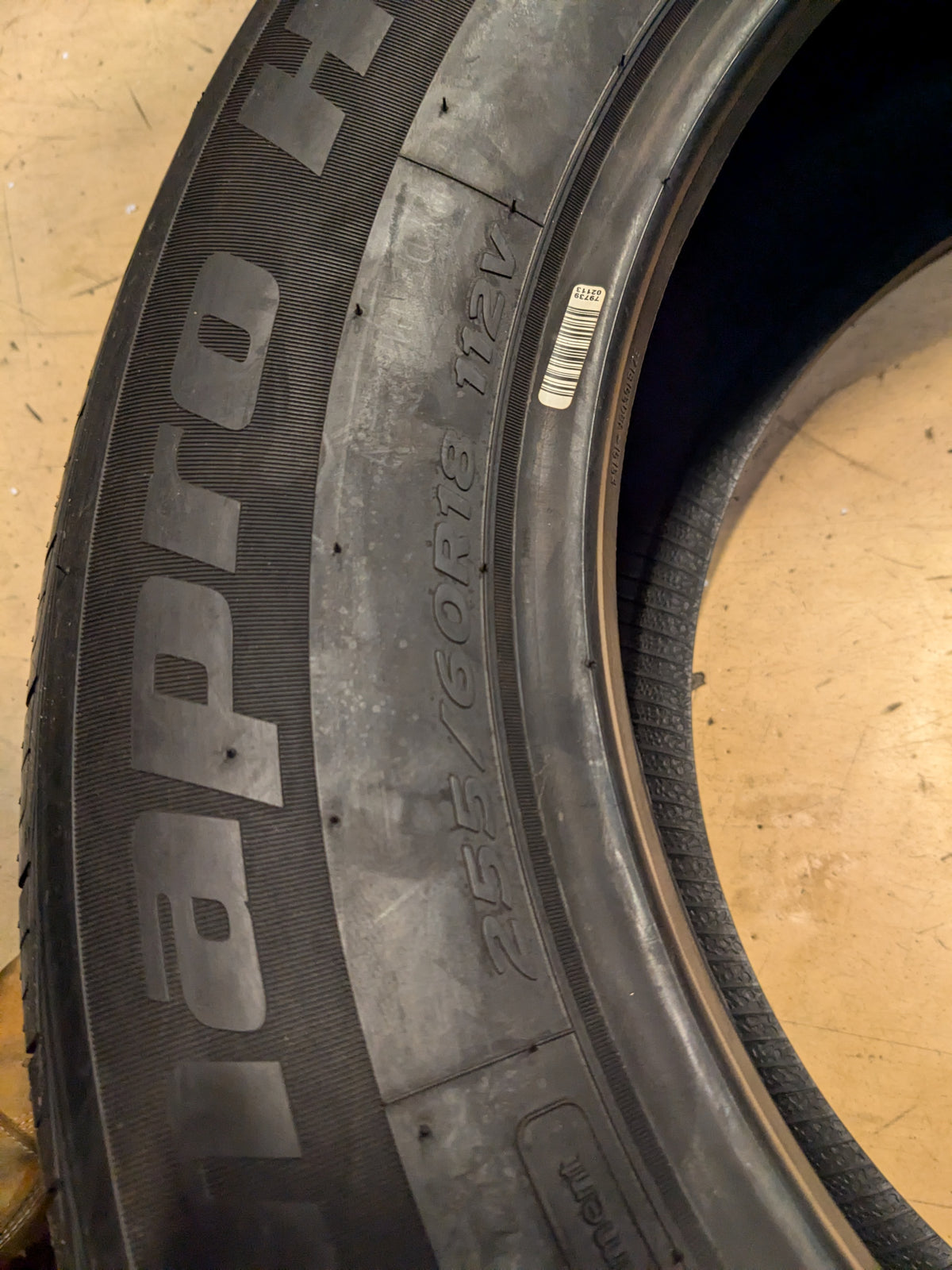 HANKOOK DYNAPRO HP2 P 255 60 18 112V XL ALL SEASON TIRE 1015303