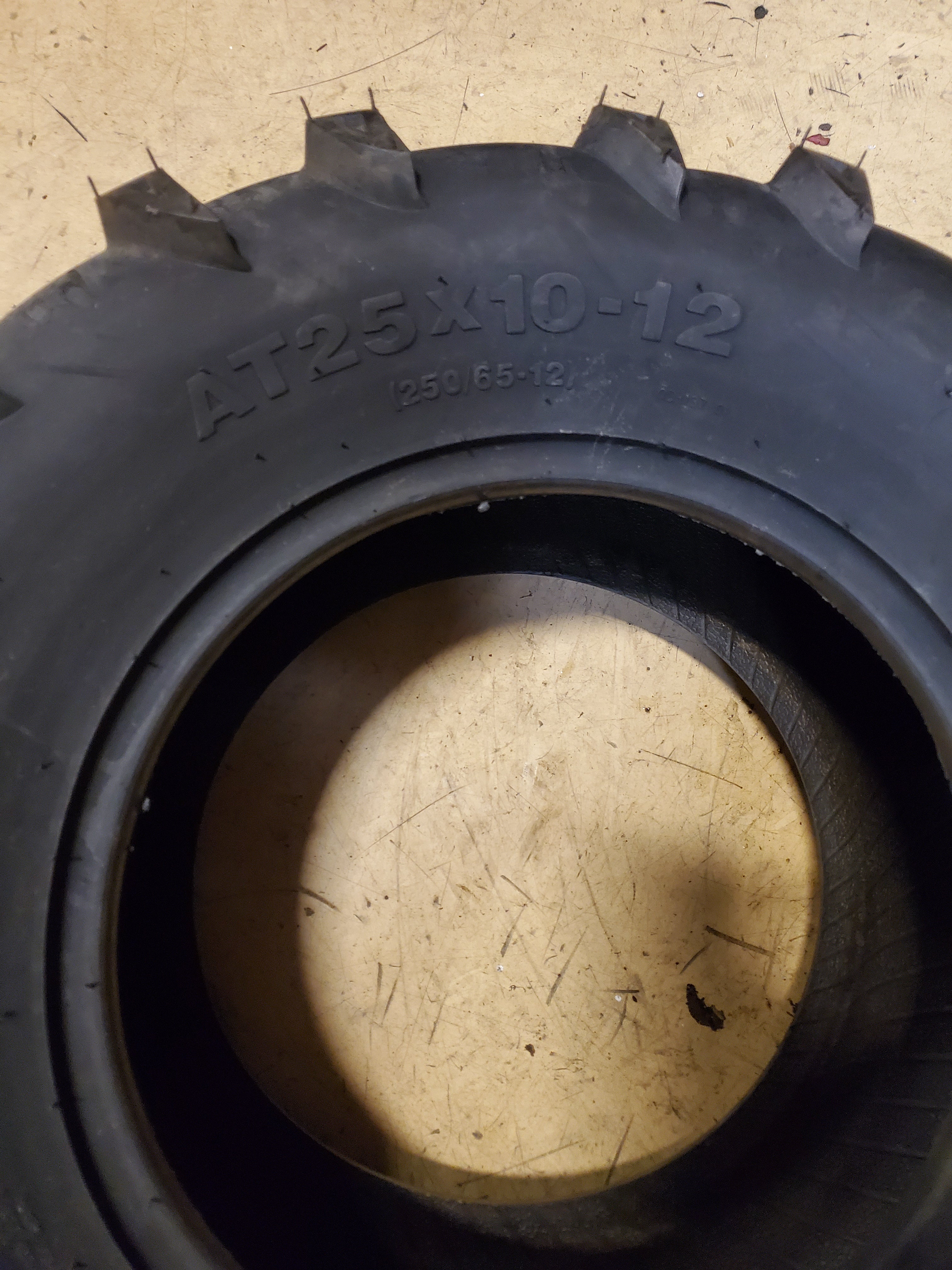 NOS QIND QD-137 BSW AT 25 10 12 70L 6PLY ATV/UTV TIRE N149771099