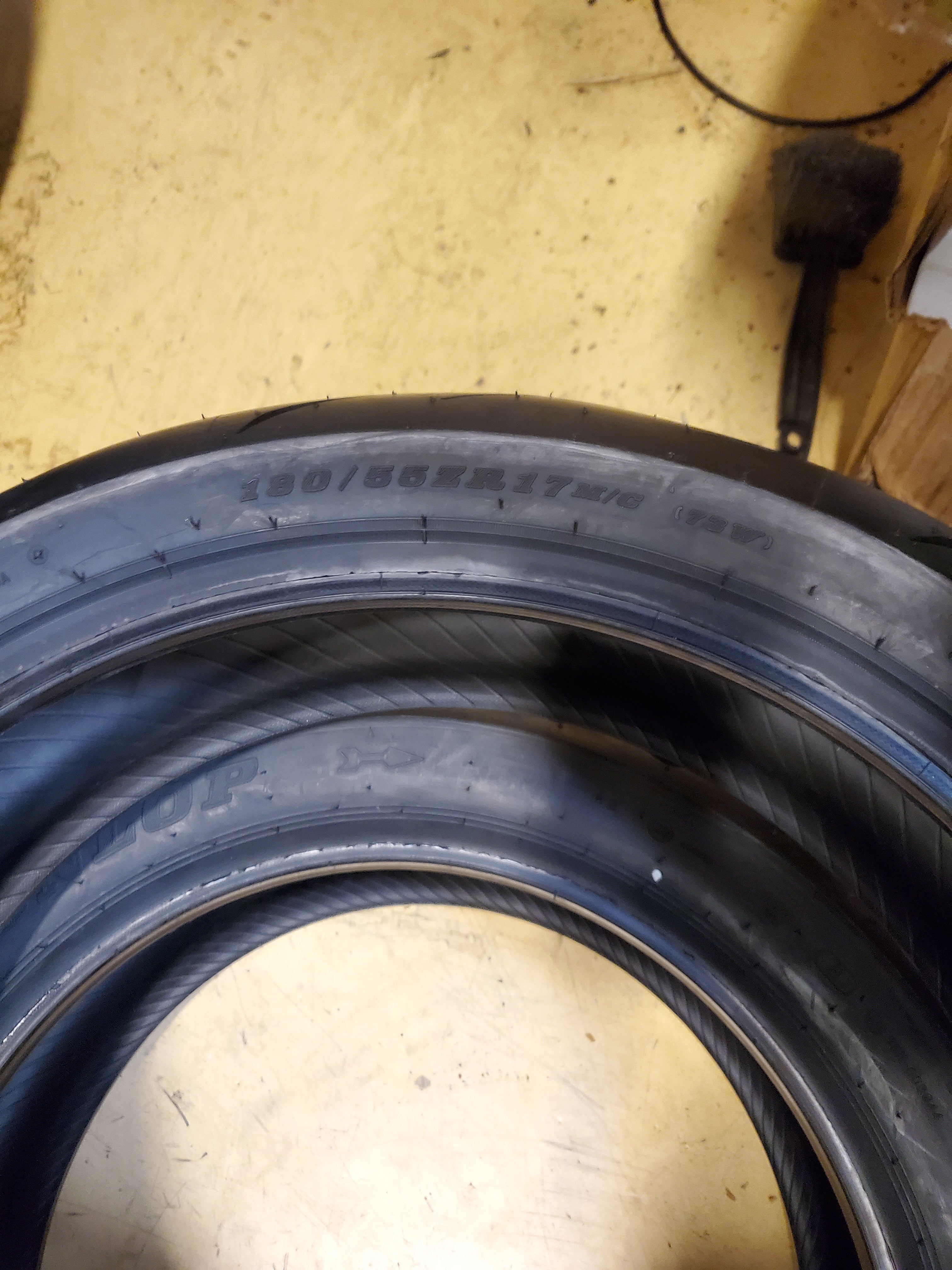 DUNLOP SPORTMAX Q5A BSW 180 55 17 73W REAR MOTORCYCLE TIRE 45274206