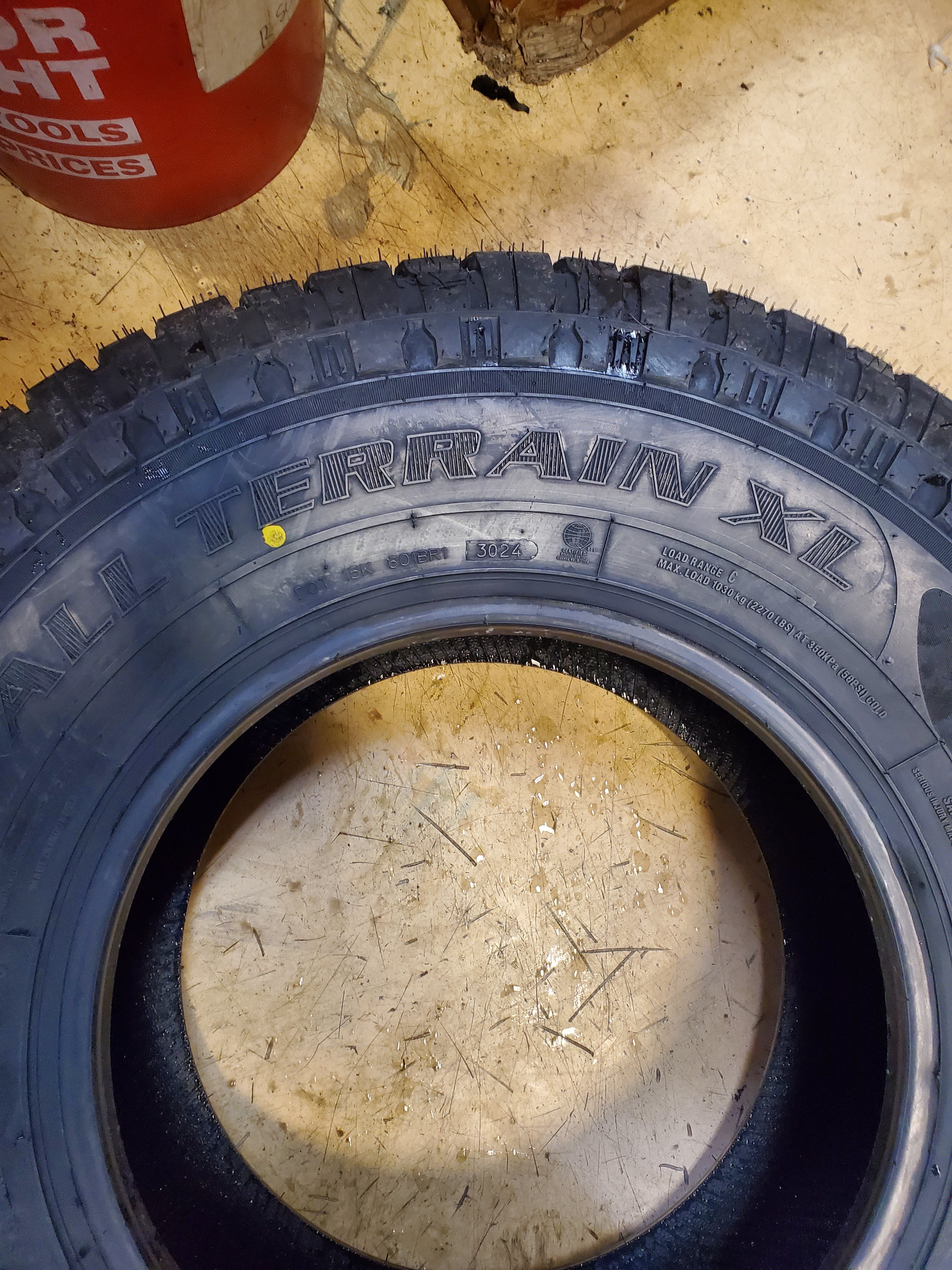 CORSA ALL TERRAIN XL BSW LT 31 10.50 15 109R 6PLY TIRE ACD0087