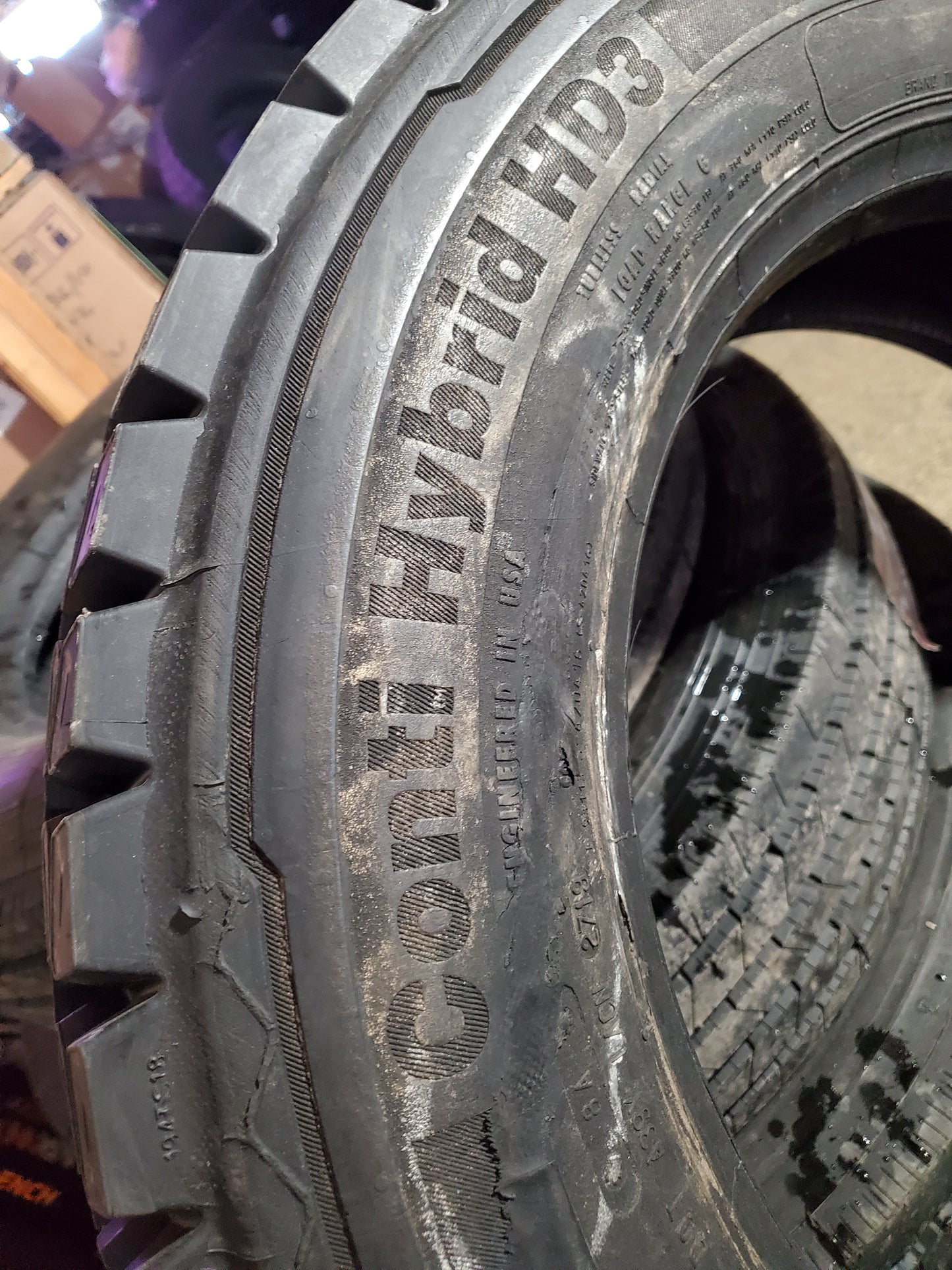 NOS CONTINENTAL CONTI HYBRID HD3 BSW LT 225 70 19.5 128/126N 14PLY DRIVE TIRE 05224060000