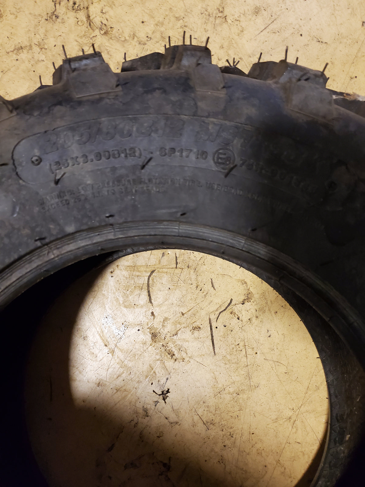 CARLSTAR 489XD BSW  25 8 12 58K 8PLY ATV/UTV TIRE 6P1710