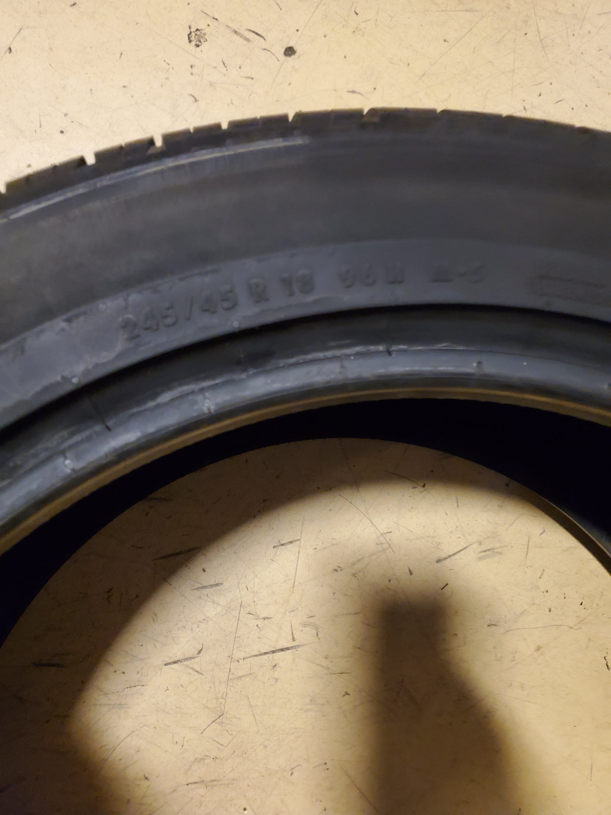 USED OS CONTINENTAL PROCONTACT TX BSW P 245 45 18 96H ALL SEASON TIRE 15503230000