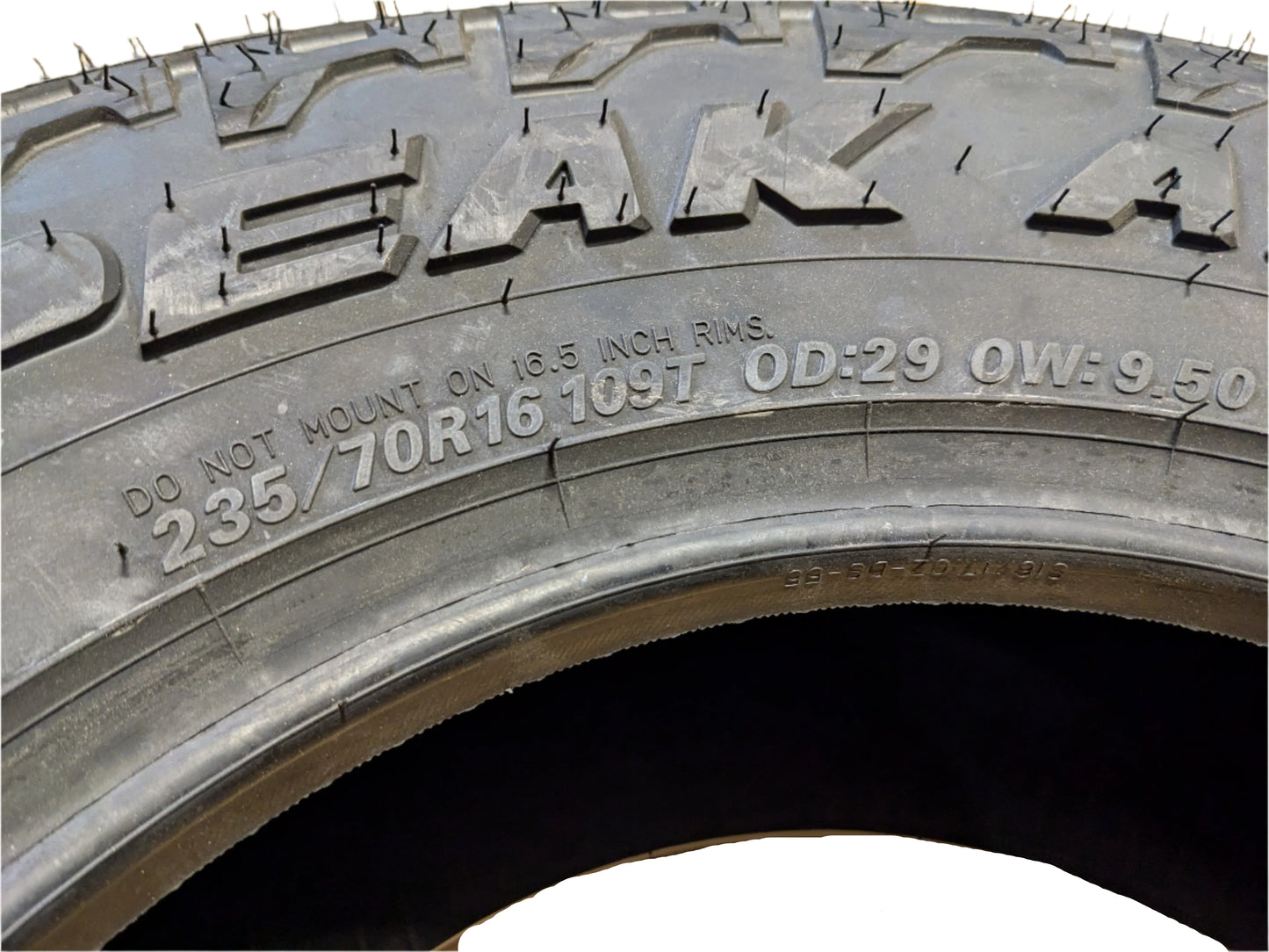 FALKEN WILDPEAK A/T 4W BSW P 235 70 16 109T XL ALL TERRAIN TIRE 28844109