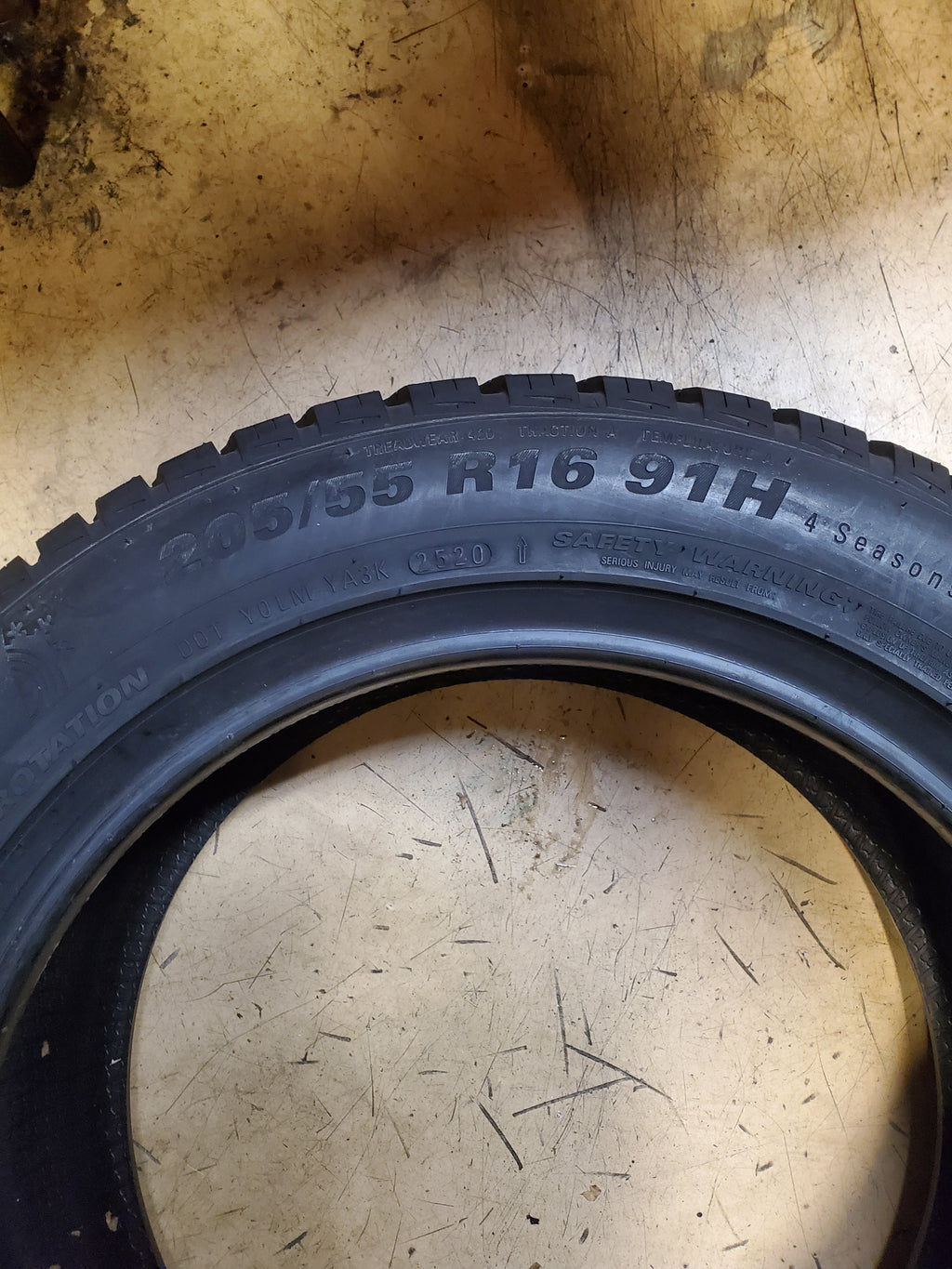 KUMHO SOLUS HA31 BSW P 205 55 16 91H ALL SEASON TIRE 2243683