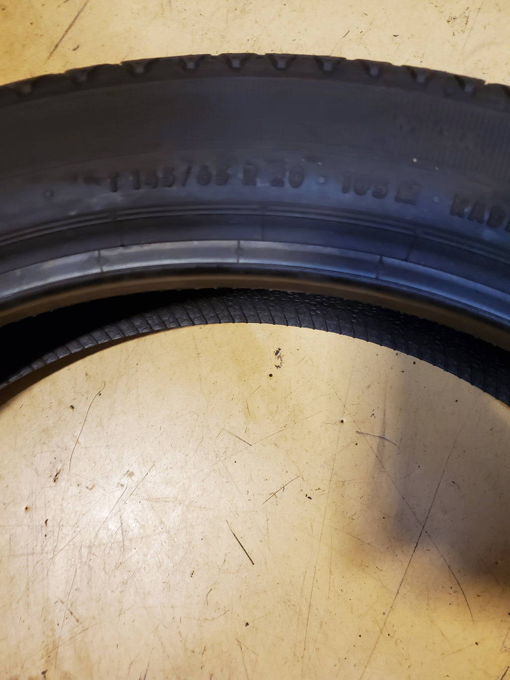 CONTINENTAL SCONTACT BSW T 145 65 20 105M SPARE TIRE 03114280000